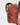 Handmade leather crossbody bag for men – Polo model, cognac, detail