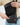 Handmade leather crossbody bag for men – Anthony model, black, inside