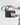 Handmade leather crossbody messenger bag for men – Base model, blue, back view