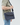 Handmade leather crossbody messenger bag for men – Base model, blue, on man