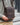 Handmade leather crossbody bag for men – Frank model, chocolate, front view