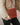 Handmade leather crossbody bag for men – Frank model, cognac, on man