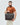 Handmade leather crossbody messenger bag for men – Harrison model, chocolate, on man