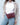 Handmade unisex leather fanny pack Moon – marsala, wearing on hips