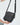 Handmade leather crossbody bag for men – Polo model, black, back view