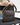 Handmade leather crossbody messenger bag for men – Base model, chocolate, front view