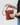 Handmade leather crossbody bag for men – Denver model, cognac, back view