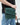 Handmade leather crossbody bag for men – Anthony model, green, front view