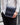 Handmade leather crossbody bag for men – Frank model, blue, front view