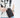 Handmade black leather crossbody phone bag for men – front view